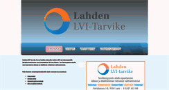 Desktop Screenshot of lvi-tarvike.com